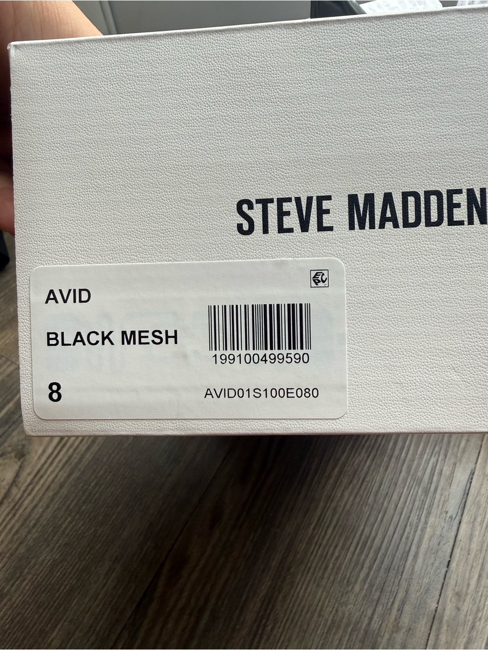 Steve Madden Black Pointed Slingbacks with Multicolor Sequin Discs - Picture 4 of 4